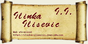 Ilinka Ilišević vizit kartica
